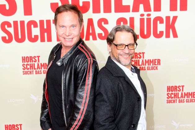 Fabian Harloff and Patrick Bach attend the Horst Schlaemmer sucht das Glueck premiere at Cinemaxx Dammtor on March 24, 2026 in Hamburg, Germany Horst Schlaemmer sucht das Glueck Premiere in Hamburg, Germany