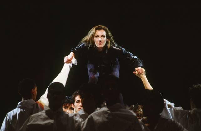 Ute Lemper Ute Lemper in Maurice Béjart s La Mort Subite . Recklinghausen (Germany), 5 February 1991 Photo Jacques Loew Copyright: xJacquesxLoew Photo12x LWE24A00269 !ACHTUNG AUFNAHMEDATUM GESCHÄTZT!