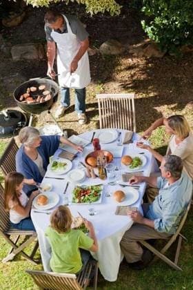 Family eating in the garden Family eating in the garden, model released, Cape Town, South Africa, 01.11.2010, 52373.jpg, barbecue, bbq, cheese, dinner, eating, enjoying, family, food, fresh, fruit, fun, garden, gardening, ham, happy, juice, lifestyle, lunch, meat, nature, outdoors, outside, party, relaxed, salad, sausage, sitting, summer, table, talking, together, tomatoes 30s, Mid Adult, Woman, Female, Caucasian, 40s, Mature Adult, Man, Male, Child, Boy, Girl, 60s, Caucasian Appearance, 35-39 Years, Mid Adult Women, 45-49 Years, Mature Men, 10-11 Years, Boys, 8-9 Years, Girls, 65-69 Years, Senior Men, Senior Women