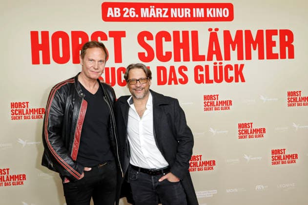 Fabian Harloff und Patrick Bach bei der Premiere des Kinofilms Horst Schlämmer sucht das Glück im Cinemaxx Dammtor. Hamburg, 24.03.2026