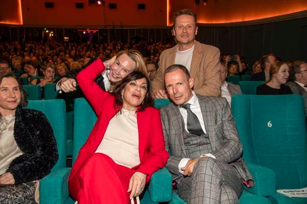ABB HOERFILMPREIS Jette Foerster, Feo Aladag, Alice Brauner, Michael Zechbauer und Roman Knizka zu Gast beim Deutschen Hoerfilmpreis 2026 im Colosseum Filmtheater Berlin am Dienstag den 24.03.2026 in Berlin Berlin Deutschland