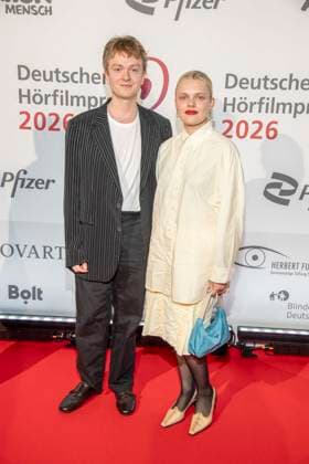 ABB HOERFILMPREIS Laudris Schuermann und Emma Falck zu Gast beim Deutschen Hoerfilmpreis 2026 im Colosseum Filmtheater Berlin am Dienstag den 24.03.2026 in Berlin Berlin Deutschland