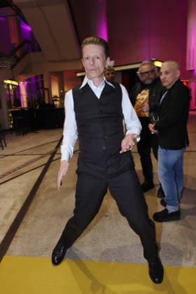 24.03.2026, Alexander Scheer zur Verleihung des 24. Deutschen Hörfilmpreis 2026, Filmtheater Colosseum, Berlin,