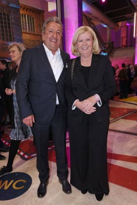 24.03.2026, Dr. Gunnar Schellenberger mit Ehefrau zur Verleihung des 24. Deutschen Hörfilmpreis 2026, Filmtheater Colosseum, Berlin,
