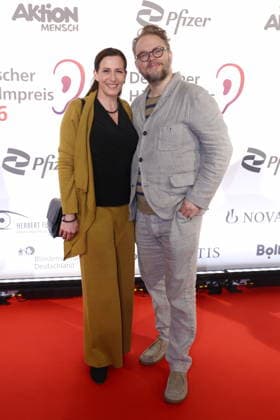 24.03.2026, Ulrike Frank und Marc Schubring zur Verleihung des 24. Deutschen Hörfilmpreis 2026, Filmtheater Colosseum, Berlin,