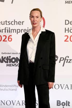 Feo Aladag bei der Verleihung des 24. Deutschen Hörfilmpreises 2026 im Colosseum Filmtheater. Berlin, 24.03.2026