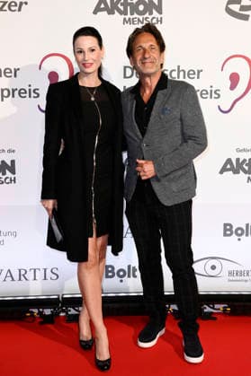 Katharina Gerhardt und Falk-Willy Wild bei der Verleihung des 24. Deutschen Hörfilmpreises 2026 im Colosseum Filmtheater. Berlin, 24.03.2026