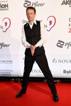 Alexander Scheer bei der Verleihung des 24. Deutschen Hörfilmpreises 2026 im Colosseum Filmtheater. Berlin, 24.03.2026