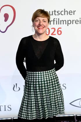Pola Beck bei der Verleihung des 24. Deutschen Hörfilmpreises 2026 im Colosseum Filmtheater. Berlin, 24.03.2026