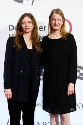 Ina Maria Jaich und Stephanie Stremler bei der Verleihung des 24. Deutschen Hörfilmpreises 2026 im Colosseum Filmtheater. Berlin, 24.03.2026
