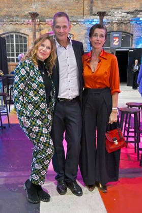 Marion Kracht, Klaus-Peter Grap und Julia Bremermann bei der Verleihung des 24. Deutschen Hörfilmpreises 2026 im Colosseum Filmtheater. Berlin, 24.03.2026