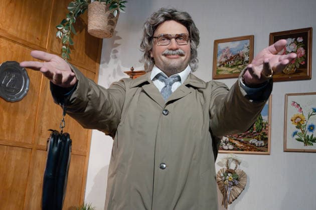 Madame Tussauds, Präsentation des Wohnzimmers von Horst Schlämmer Berlin, Madame Tussauds, Präsentation des Wohnzimmers von Horst Schlämmer Berlin Berlin GER
