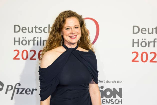 Deutscher Hörfilmpreis, Preisverleihung im Kino Colosseum, Berlin, 24.03.2026 Anja Antonowicz vor der Preisverleihung zum Deutschen Hörfilmpreis im Berliner Kino Colosseum am 24.03.2026 Berlin Kino Collosseum Copyright: xBenxKriemannx