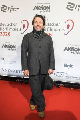 Deutscher Hörfilmpreis, Preisverleihung im Kino Colosseum, Berlin, 24.03.2026 David Bennent vor der Preisverleihung zum Deutschen Hörfilmpreis im Berliner Kino Colosseum am 24.03.2026 Berlin Kino Collosseum Copyright: xBenxKriemannx