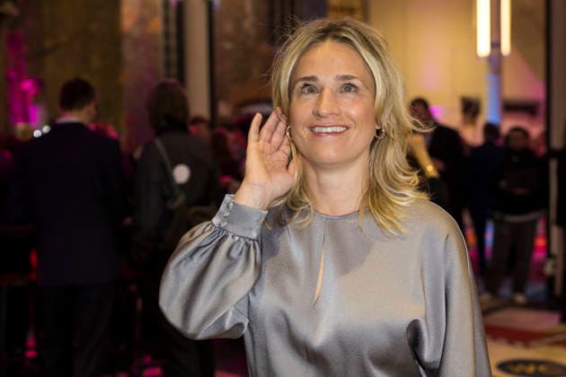 Deutscher Hörfilmpreis, Preisverleihung im Kino Colosseum, Berlin, 24.03.2026 Verena Bentele vor der Preisverleihung zum Deutschen Hörfilmpreis im Berliner Kino Colosseum am 24.03.2026 Berlin Kino Collosseum Copyright: xBenxKriemannx