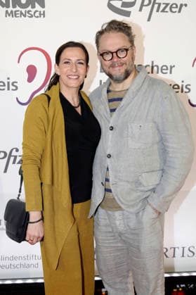 Ulrike Frank mit Ehemann Marc Schubring bei der Verleihung des 24. Deutschen Hörfilmpreises 2026 im Colosseum Filmtheater. Berlin, 24.03.2026