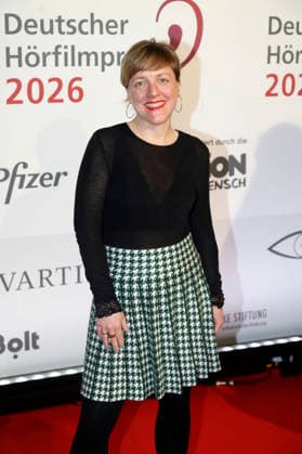Pola Beck bei der Verleihung des 24. Deutschen Hörfilmpreises 2026 im Colosseum Filmtheater. Berlin, 24.03.2026