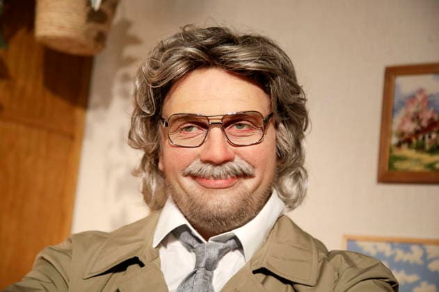 Präsentation der Hape Kerkeling Horst Schlämmer Wachsfigur in seinem fiktiven Wohnzimmer in Grevenbroich bei Madame Tussauds. Berlin, 25.03.2026