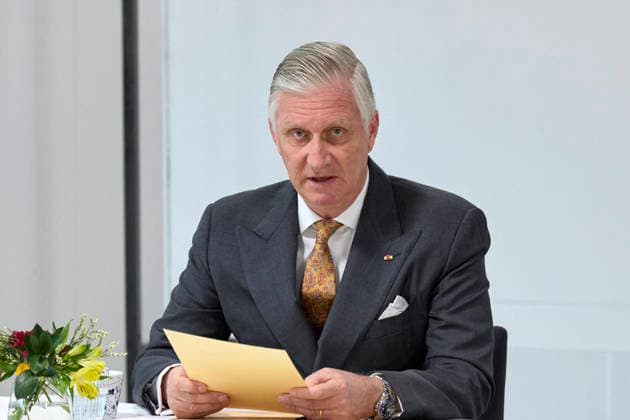 Belgian Royal Couple Visits Norway - Day 2 Queen Mathilde and King Philippe of Belgium visited the Nobel peace center in Oslo in Olso, Norway on March 25, 2026, during the second day of the official visit in Norway. Photo by Olivier Polet ABACAPRESS.COM Oslo Norway  Copyright: xPoletxOlivier ABACAx