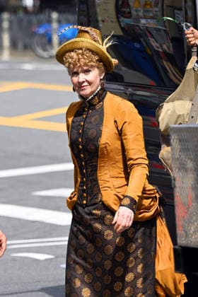 **EXCLUSIVE ALL ROUNDER** **VIDEO AVAILABLE** EXCLUSIVE Cynthia Nixon and Dennis Haysbert are seen in costume on the set of HBO™s ˜The Gilded Age™. This is the first time Haysbert has been spotted filming the period drama since it was announced he has joined the fourth season playing Dr Reginald Harris Where: New York City, New York, United States When: 25 Mar 2026 Credit: Elder Ordonez INSTARimages EDITORIAL USE ONLY. NOT FOR USE BY NEWSPAPERS BASED IN THE UK. Copyright: xx instar55579989