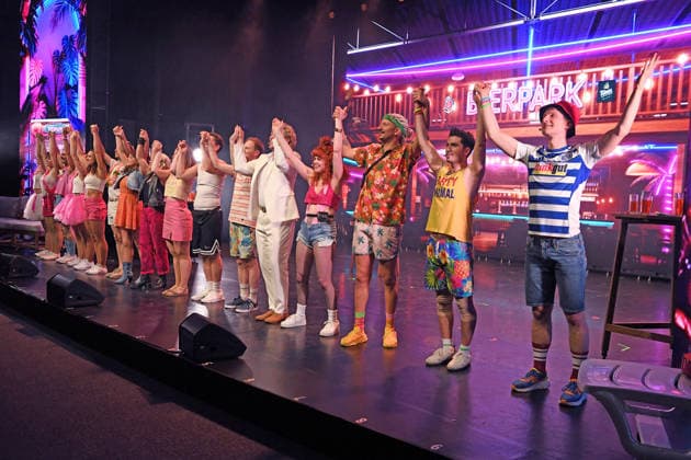 Show bei der Premiere von MALLE OLE - DAS MUSICAL DAS BALLERT! im First Stage Theater in Hamburg am 25.03.2026