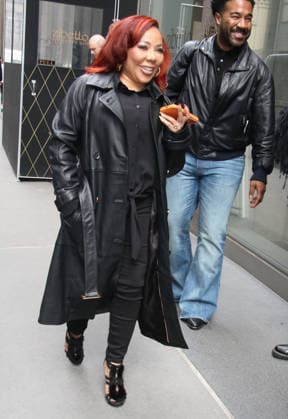 NEW YORK, NY - MARCH 25: Tiny Harris Seen at SiriusXM Studios in New York City on March 25, 2026. Credit; RW MediaPunch Copyright: xRWx