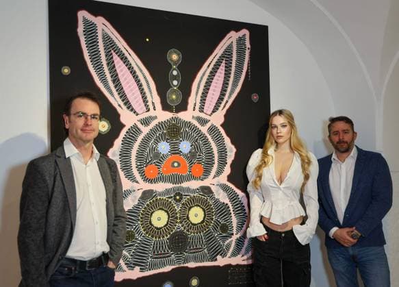 26.03.2026, Salzburg, AUT, Unterwegs in Salzburg, Eröffnung, Austellung, Vanessa Küstner, im Bild Vanessa Küstner,