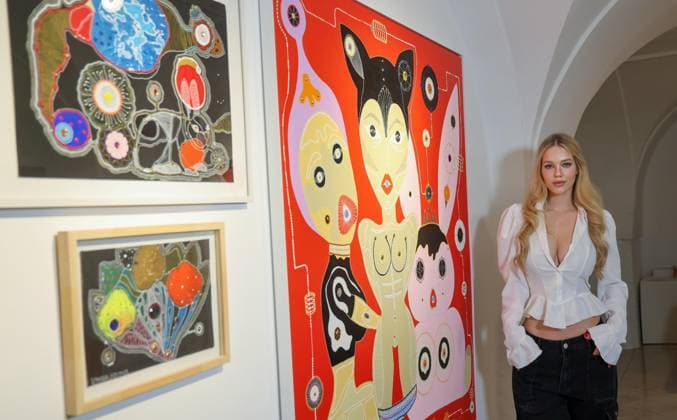 26.03.2026, Salzburg, AUT, Unterwegs in Salzburg, Eröffnung, Austellung, Vanessa Küstner, im Bild Vanessa Küstner,