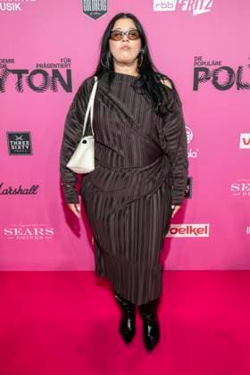 ABB POLYTON- Yasmine M Barek zu Gast auf dem roten Teppich bei der bei der Polyton Musikpreis Preisverleihung 2026 im Atelier GardensBerkin am Mittwoch 25.03.2026 in Berlin Berlin Deutschland