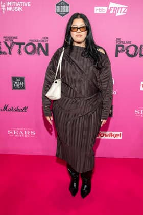 ABB POLYTON- Yasmine M Barek zu Gast auf dem roten Teppich bei der bei der Polyton Musikpreis Preisverleihung 2026 im Atelier GardensBerkin am Mittwoch 25.03.2026 in Berlin Berlin Deutschland