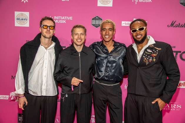 ABB POLYTON- Shane Mauss und Musiker WizTheMc zu Gast auf dem roten Teppich bei der bei der Polyton Musikpreis Preisverleihung 2026 im Atelier GardensBerkin am Mittwoch 25.03.2026 in Berlin Berlin Deutschland