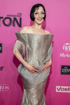 ABB POLYTON- Domiziana zu Gast auf dem roten Teppich bei der bei der Polyton Musikpreis Preisverleihung 2026 im Atelier GardensBerkin am Mittwoch 25.03.2026 in Berlin Berlin Deutschland