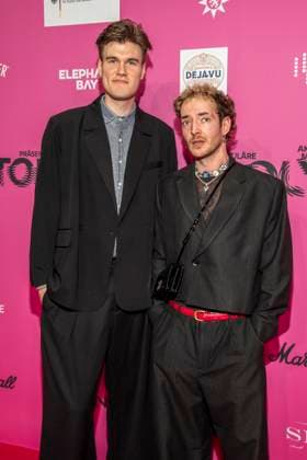 ABB POLYTON- Raum 27, Tristan Stadtler und Mathis Schroeder zu Gast auf dem roten Teppich bei der bei der Polyton Musikpreis Preisverleihung 2026 im Atelier GardensBerkin am Mittwoch 25.03.2026 in Berlin Berlin Deutschland