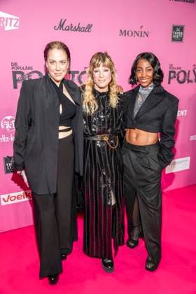 ABB POLYTON- Inga Wessling, Mieze Katz von Mia und ShaNon Bobinger zu Gast auf dem roten Teppich bei der bei der Polyton Musikpreis Preisverleihung 2026 im Atelier GardensBerkin am Mittwoch 25.03.2026 in Berlin Berlin Deutschland