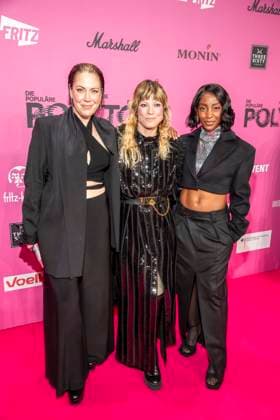 ABB POLYTON- Inga Wessling, Mieze Katz von Mia und ShaNon Bobinger zu Gast auf dem roten Teppich bei der bei der Polyton Musikpreis Preisverleihung 2026 im Atelier GardensBerkin am Mittwoch 25.03.2026 in Berlin Berlin Deutschland