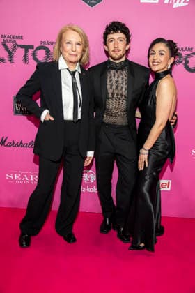 ABB POLYTON- Maren Kroymann Maximilian Mundt und Tuelin Sezgin zu Gast auf dem roten Teppich bei der bei der Polyton Musikpreis Preisverleihung 2026 im Atelier GardensBerkin am Mittwoch 25.03.2026 in Berlin Berlin Deutschland