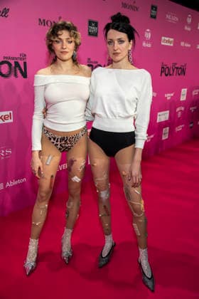 ABB POLYTON- Lotta Kummer von Blond und Nina Kummer zu Gast auf dem roten Teppich bei der bei der Polyton Musikpreis Preisverleihung 2026 im Atelier GardensBerkin am Mittwoch 25.03.2026 in Berlin Berlin Deutschland