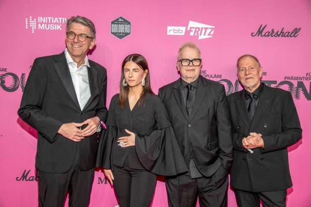 ABB POLYTON- Wolfram Weimer Kultur Staatsminister Balbina Monika Jagielska, Herbert Groenemeyer und Dieter Gorny zu Gast auf dem roten Teppich bei der bei der Polyton Musikpreis Preisverleihung 2026 im Atelier GardensBerkin am Mittwoch 25.03.2026 in Berlin Berlin Deutschland