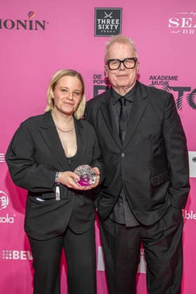 ABB POLYTON- Jasna Fritzi Bauer und Herbert Groenemeyer zu Gast auf der Party bei der bei der Polyton Musikpreis Preisverleihung 2026 im Atelier GardensBerkin am Mittwoch 25.03.2026 in Berlin Berlin Deutschland