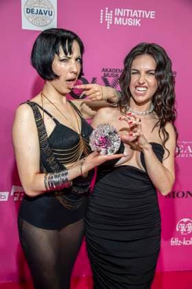 ABB POLYTON- Domiziana und Ines Anioli Preistraeger zu Gast auf der Party bei der bei der Polyton Musikpreis Preisverleihung 2026 im Atelier GardensBerkin am Mittwoch 25.03.2026 in Berlin Berlin Deutschland