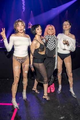 ABB POLYTON- Lotta Kummer von Blond, Domiziana, Paula Carolina, Saengerin, und Nina Kumme zu Gast auf der Party bei der Polyton Musikpreis Preisverleihung 2026 im Atelier GardensBerkin am Mittwoch 25.03.2026 in Berlin Berlin Deutschland