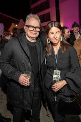 ABB POLYTON- Herbert Groenemeyer und Balbina Monika zu Gast auf der Party bei der Polyton Musikpreis Preisverleihung 2026 im Atelier GardensBerkin am Mittwoch 25.03.2026 in Berlin Berlin Deutschland