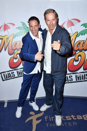 Harald Reitinger und Hinnerk Baumgarten bei der Musicalpremiere Malle Ole im FIRST STAGE Theater in Hamburg am 25.03.2026