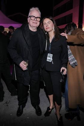 25.03.2026, Herbert Groenemeyer und Balbina zur Verleihung des Polyton 2026, Atelier Gardens, Berlin,