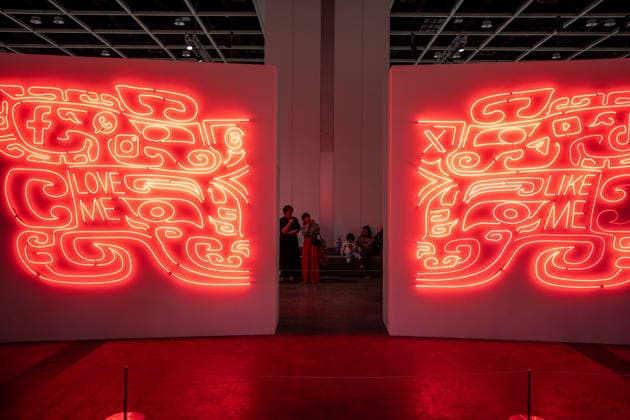 HONGKONG-ART ART-BASEL Price Value Taotie by artist Kongkee on display at Art Basel 2026 in Hong Kong, March 26, 2026. NEXPHER Vernon Yuen HONG KONG