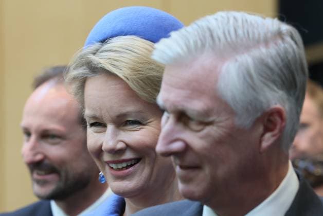 Queen Mathilde and King Philippe - Filip of Belgium pictured on day three of the official state visit of the Belgian royal couple to Norway, on Thursday 26 March 2026. Belgian monarchs are on an official state visit to Norway from 24 to 26 March 2026.  BENOITxDOPPAGNE 168931299