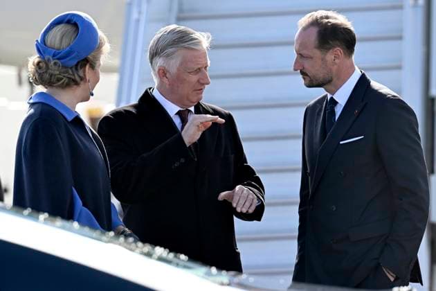 State Visit of King Philippe and Queen Mathilde to Norway (Day 3) STAVANGER, NORWAY - MARCH 26 : State Visit of King Philippe and Queen Mathilde to Norway (Day 3) : Arrival and welcome by Prince Haakon of Norway to Stavanger, on March 26, 2026 in Stavanger, Norway, 26 03 2026 Stavanger Norway  Copyright: xDidierxLebrunx