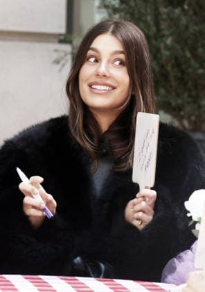 NEW YORK, NY- MARCH 25: Camila Morrone seen taping an episode of Street Hearts In New York City on March 25, 2026. Copyright: xRWx