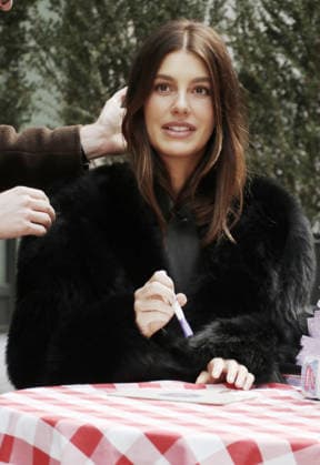 NEW YORK, NY- MARCH 25: Camila Morrone seen taping an episode of Street Hearts In New York City on March 25, 2026. Copyright: xRWx