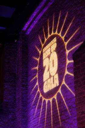 Sign for Rise Up for the Roundhouse Gala at Roundhouse in London, UK on 25 March 2026 Copyright: xRyoheyxNakayama Famousx 20260325_RoundhouseGala_London_Ryohey-29